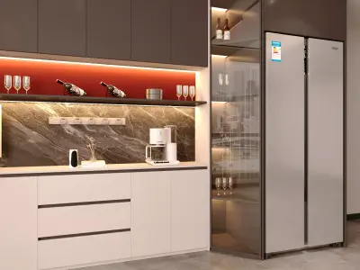 Wine cabinet Rack Cellar 3D model