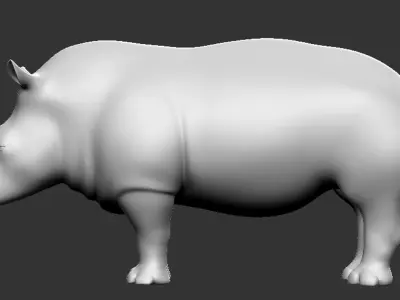 Rhino BaseMesh - Topology + UV Map