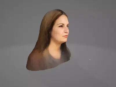 Character No 2   Not Rigged 3D model Low-poly 3D model