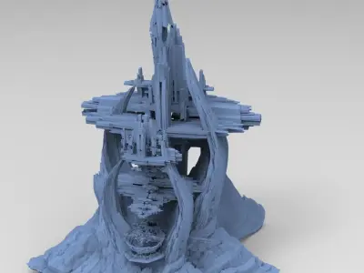 Crystal Light Gateway 3 models  3D model