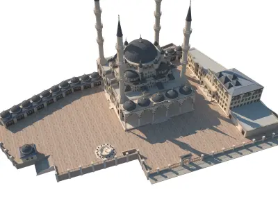 Kirikkale Nur Mosque 3D model