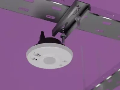 SENSOR light bulb hanging from ceiling Free 3D model
