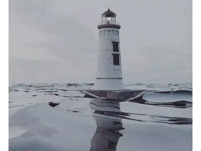 Lighthouse 3D model 8