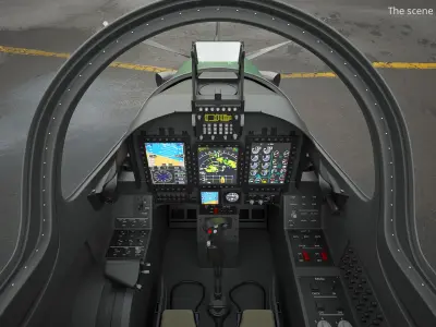  Super Tucano A-29 Plane Camo Green 