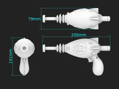 Thirst Zapper Fallout 3D print model