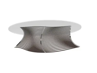 Parametric modern coffee table 3D model