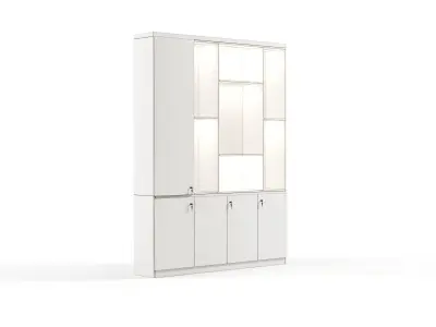 Modern Office High Cabinet File 2 For Director  Free 3D model