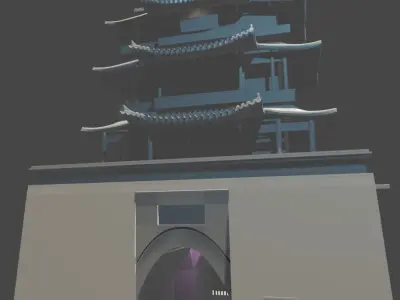 Qingyuan Tower Free 3D model