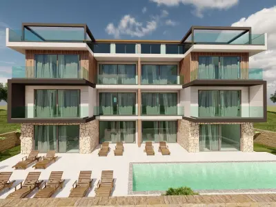 Apartment-3d Model-Sketchup-Lumion 3D model