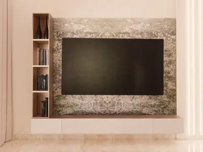 Interior TV Unit 3D model