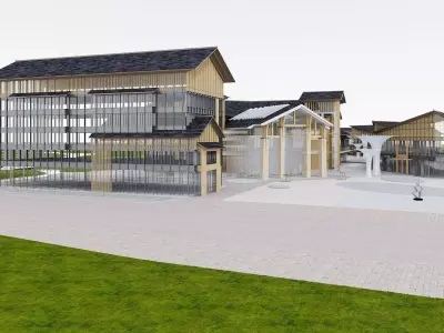 Contemporary Cultural Center Campus 3D model