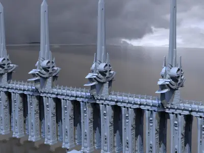 Dracula swords of glory bridge 3D model