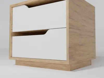 Bedside table 3D model