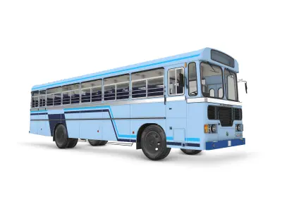 Lanka Ashok Leyland BS6 4 Low-poly 3D model