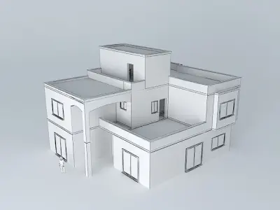 Villa New Free 3D model