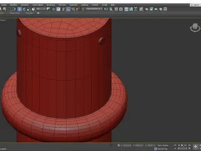 Beckenham One Light Pendant Light Low-poly 3D model