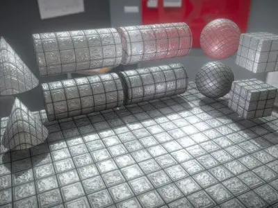 Block-Glass - Texture Set - 2 Texture