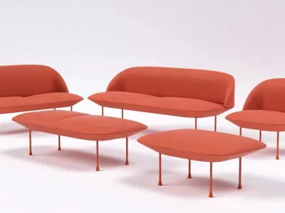 Muuto Oslo Furniture Set 3D model