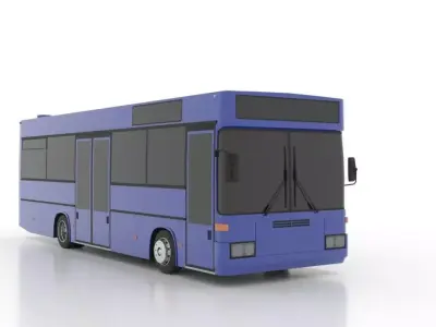 Mercedes-Benz O402 Low Low-poly 3D model