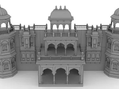Indian Palace 3D model