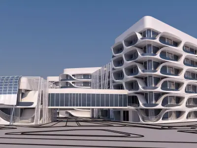 0063 - Medical Building - 2Ds Plans - 3Ds Files 3D model