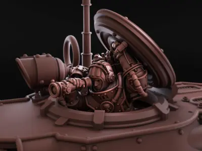 Solar Guard - Tank Commander of the Imperial Force 3D print model