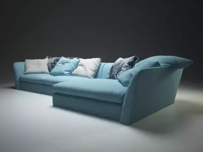 Atollo Corner Sofa 3D model