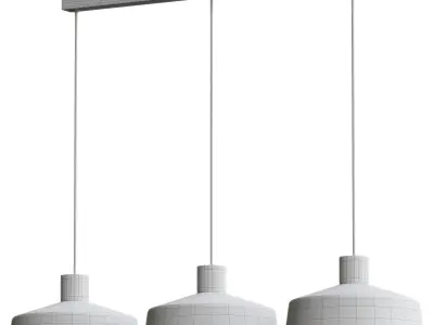  EGLO Valdiola 3 Light Diner Ceiling Light 3D model