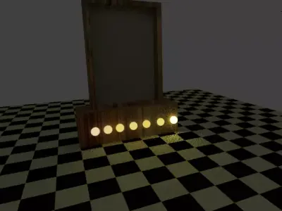 Dressing table 3D model 6