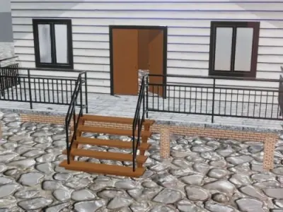 Low Poly Drone Police 3D model