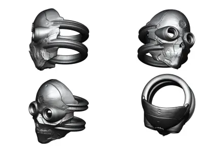 Death gun Mask 3D print model