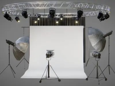 Photo Studio 3D Pack 3D model