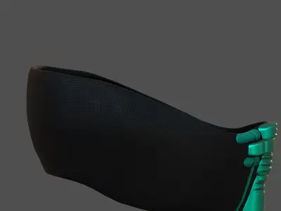Gas mask helmet 3d model scifi Low-poly  Low-poly 3D model 196