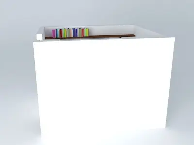 daniorkut cube with window in middle Free 3D model