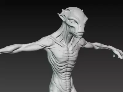 Alien Monster Skreep  3D model