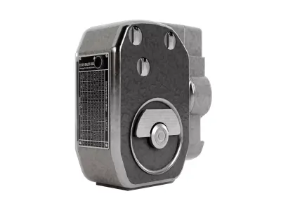 Bauer 88 G Vintage 8mm Film Camera Low-poly 3D model