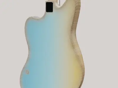Fender Jaguar Electric Guitar 3D model