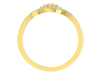 Solitaire Engagement Ring 3dm STL OBJ FBX Render Details 3D print model order