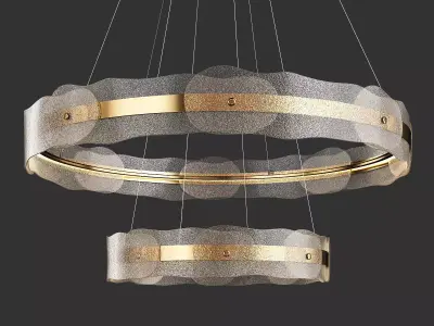 SOLSTICE TIERED PENDANT Low-poly 3D model