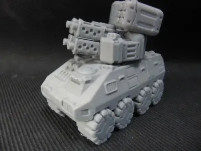 CHIBI-TECH SD - BLACK MAMMOTH MOBILE COMMAND 3D print model