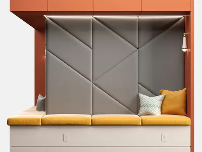 Restaurant and Office Lobi Seating 13 3D model