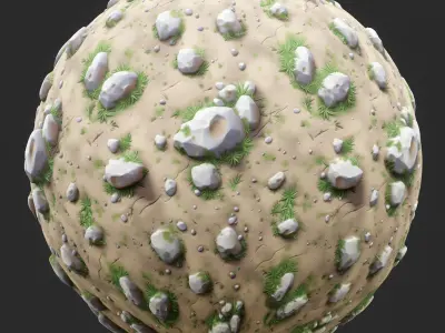 Stylized Ground Seamless Texture Texture