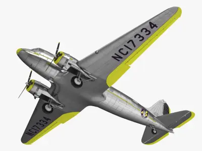  Rigged Vintage American Aircrafts Collection 2 