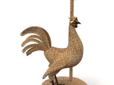 Cocorico Lamp  PBR 3D model