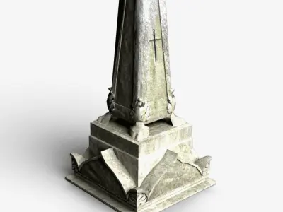 Tombstones 3D Model Pack