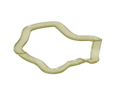 Transparent Sports Games Race Track 3D model