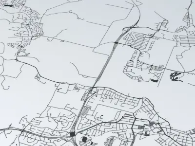 Sunshine Coast Road Network and Streets 3D model