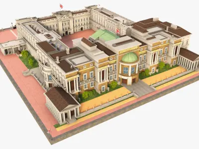 Buckingham Palace 3D model