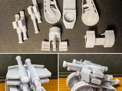 Renault Pattern Thump Gun 3D print model