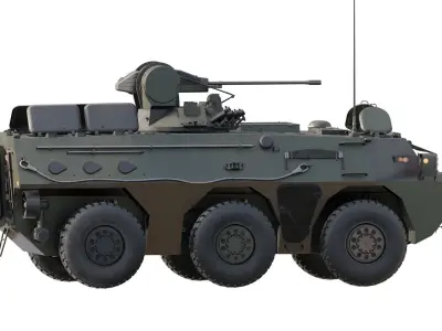 ZSL92 armored personnel carrier 3D model